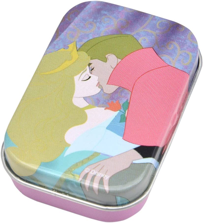 【送料無料】DISNEY　ディズニー　眠れる森の美女　オーロラ姫 缶入りラベルステッカー 12デザイン各3枚入り 合計36枚 　W43×H62×D18mm ONB16画像