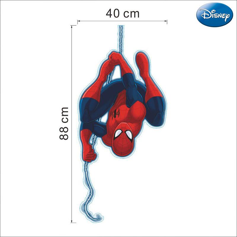 楽天市場 送料無料 逆さま スパイダーマン Spider Man Disney ディズニー ウォールステッカー 55 40cm G66 Decoste