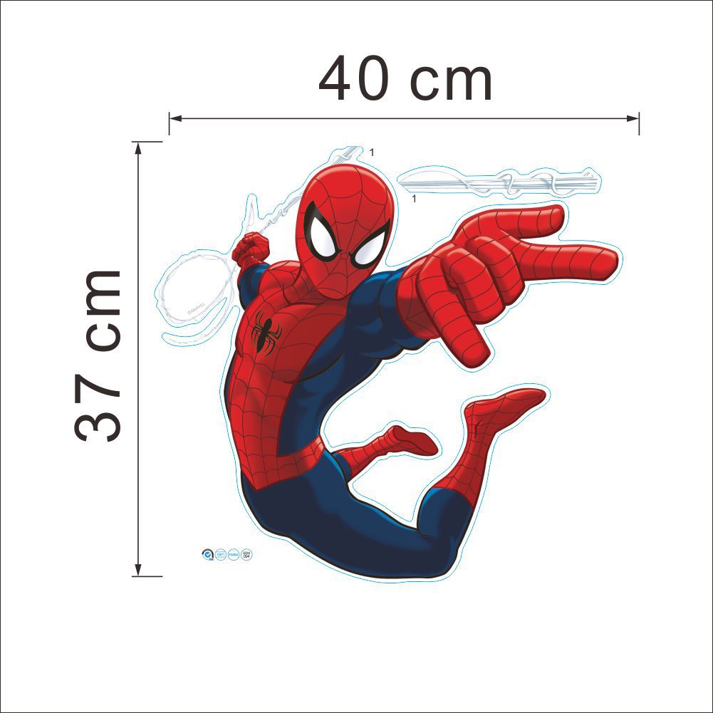 楽天市場 送料無料 ターザン スパイダーマン Spider Man Disney ディズニー ウォールステッカー 37 40cm G68 Decoste