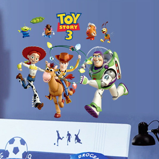 楽天市場 送料無料 Disney ディズニー Toy Story3 トイストーリー3 ウォールステッカー 60 90cm 93 Decoste