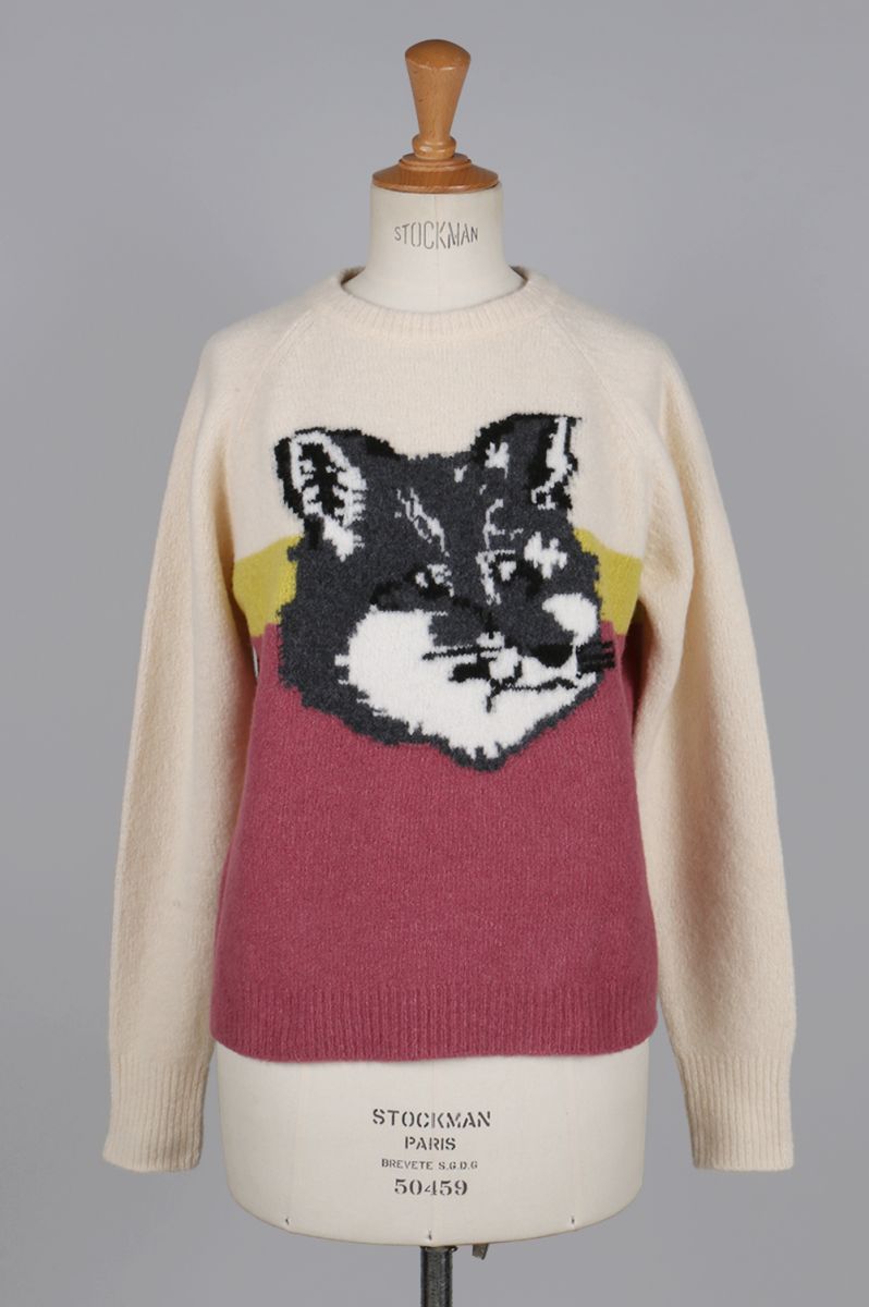 maison kitsune women's sweatshirt