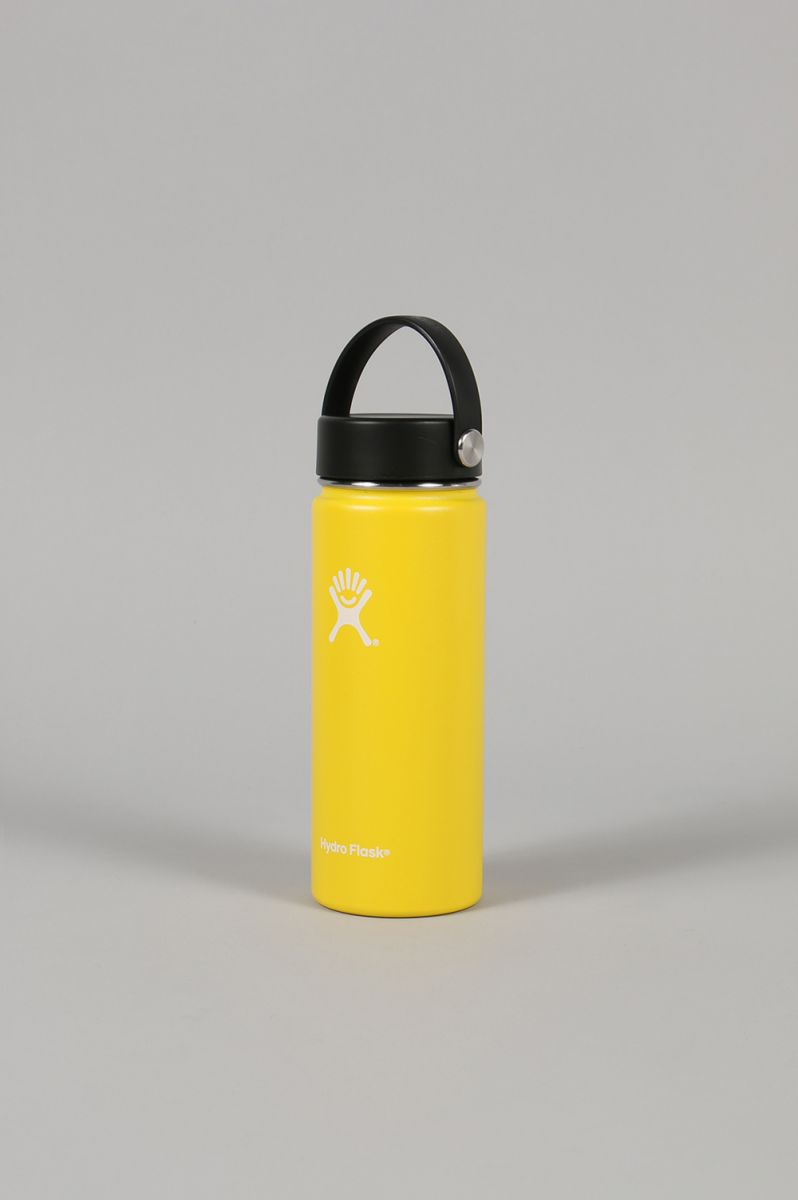 hydro flask yellow 18 oz