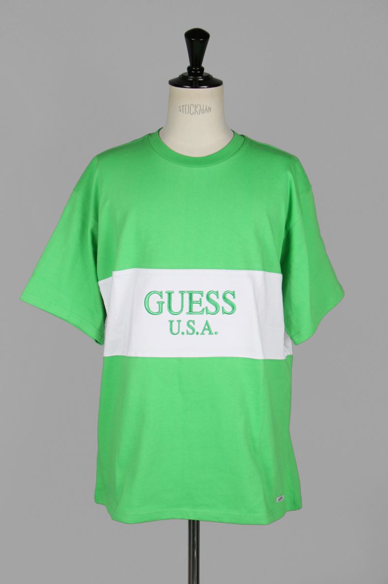 guess green t shirt