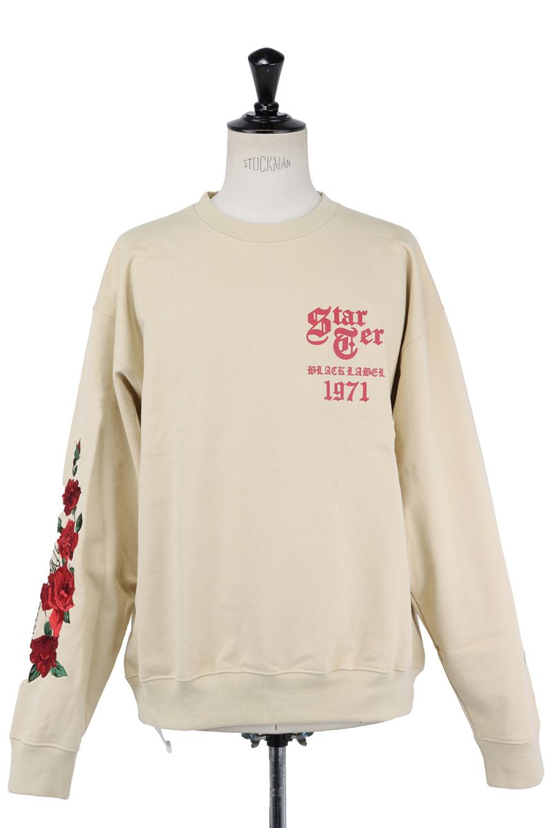 21超人気 Starter Black Label Legenda Rose Sweat Shirts Beige Lec979 Legenda レジェンダ Hotel Lesauvage Com