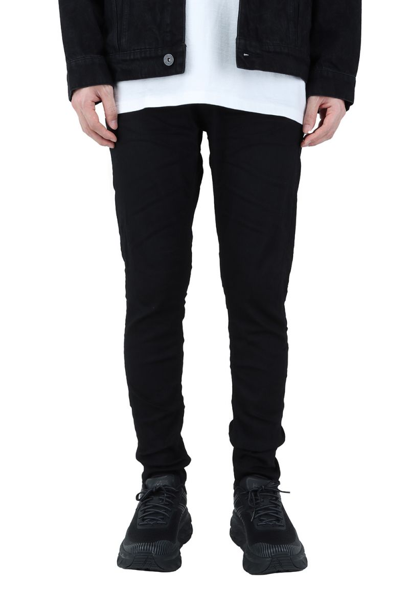 メール便全国送料無料 楽天市場 Solid Cropped Stretch Skinny Denim Pants Black Vjp2253 Vanquish ヴァンキッシュ Deepinsideinc Store 圧倒的高評価 ズボン パンツ Thepubliclensug Com