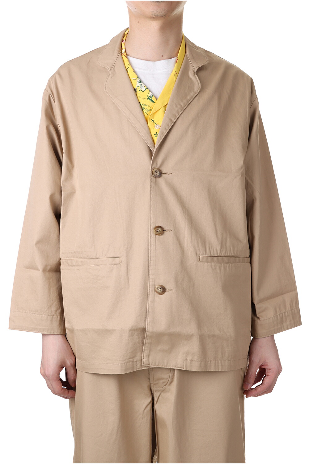 GABARDINE WIDE JACKET / KHAKI (PC-027-1814) Porter Classic(ポータークラシック)