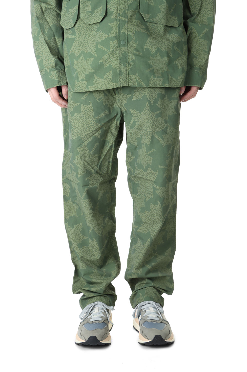 CLIMBING PANTS SUPPLEX? NYLON by E-WAX STUDIO-LEAF GREEN(F241004D) [BP] First Down -Men-(ファースト・ダウン)First Down