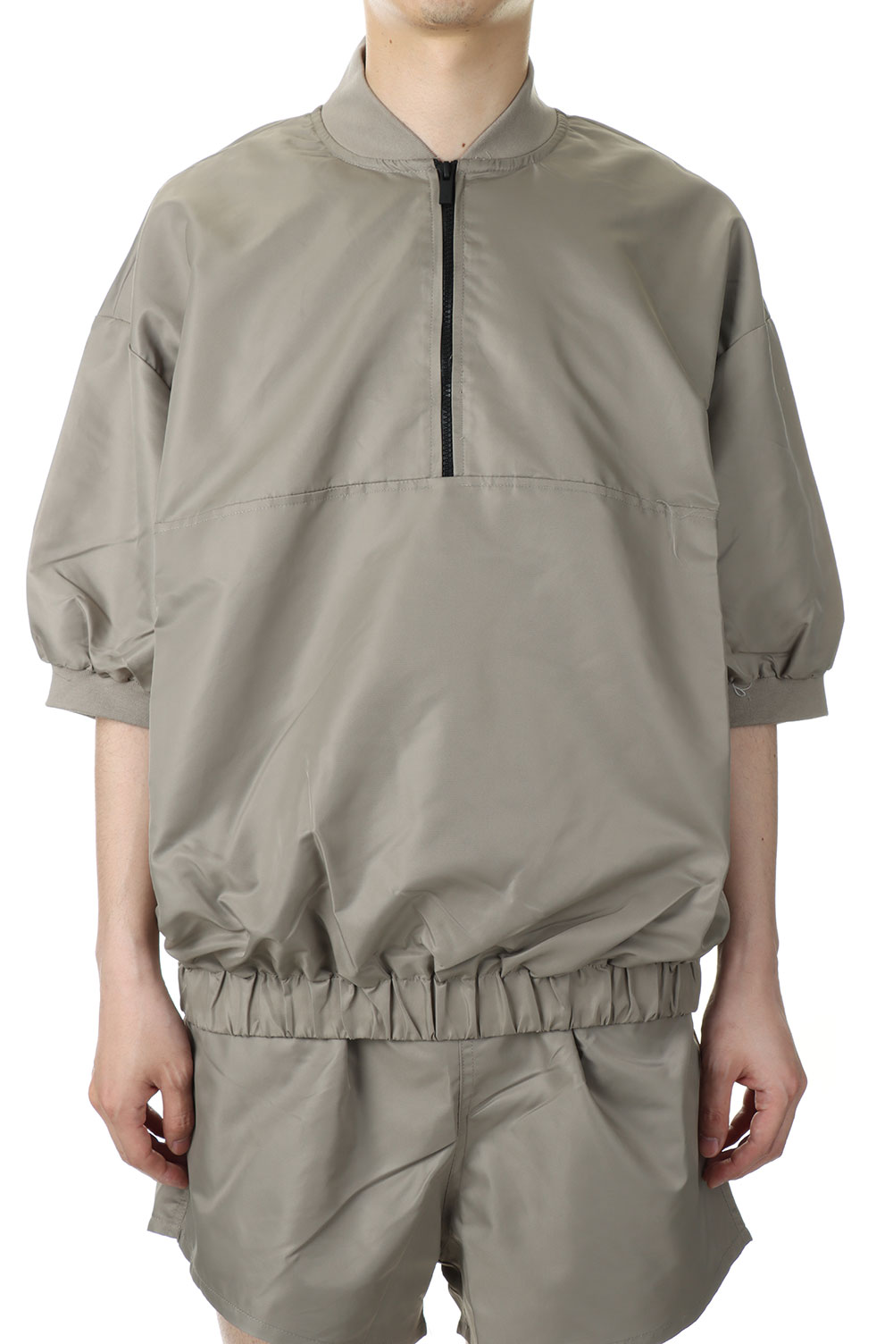 【P10倍】HALF ZIP PULLOVER / DESERT TAUPE(202BT212001F) ESSENTIALS(エッセンシャルズ)|Deepinsideinc.Store