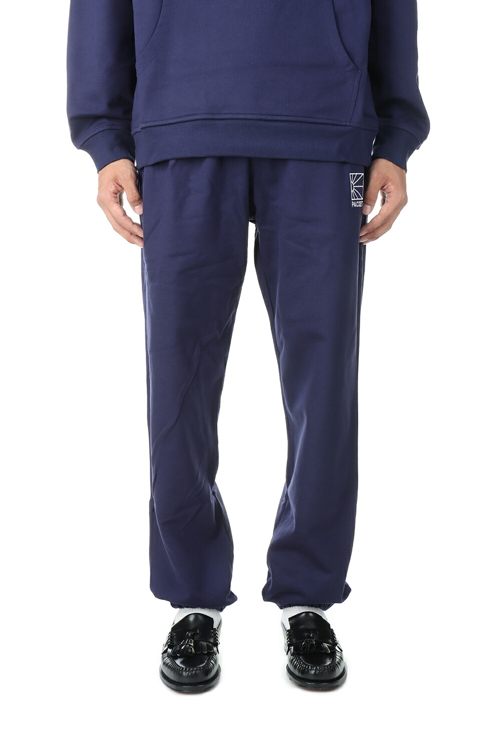 MEN LOGO JOGGERS KNIT/NAVY(PACC11P012) RASSVET(ラスベート)
