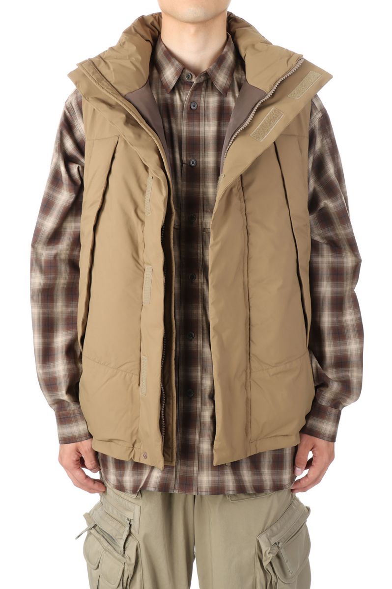 ジャケット・アウター DAIWA PIER39 INFINIUM FIELD DOWN VEST GORE-TEX INFINIUM FIELD DOWN VEST - BEIGE (BW-18022W) DAIWA PIER39