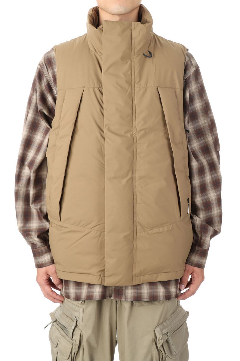 GORE-TEX INFINIUM FIELD DOWN VEST - BEIGE (BW-18022W) DAIWA PIER39