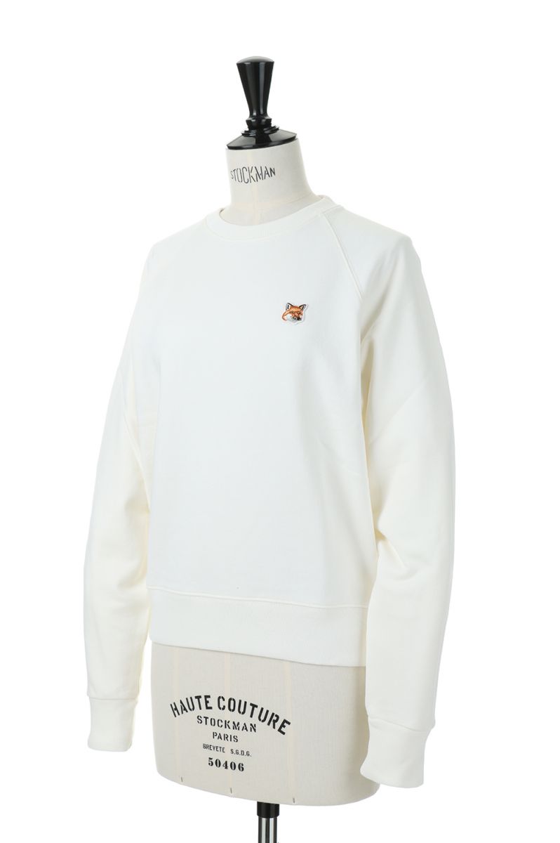 FOX HEAD PATCH ADJUSTED SWEATSHIRT -ECRU(AW00303KM0001) Maison