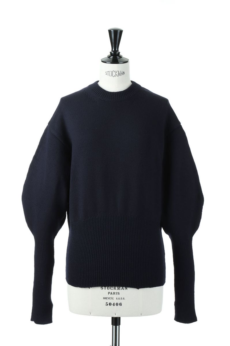 7G BALLOON SLEEVE PULLOVER -NAVY(22WKN-#506L) Jane Smith(ジェーンスミス)