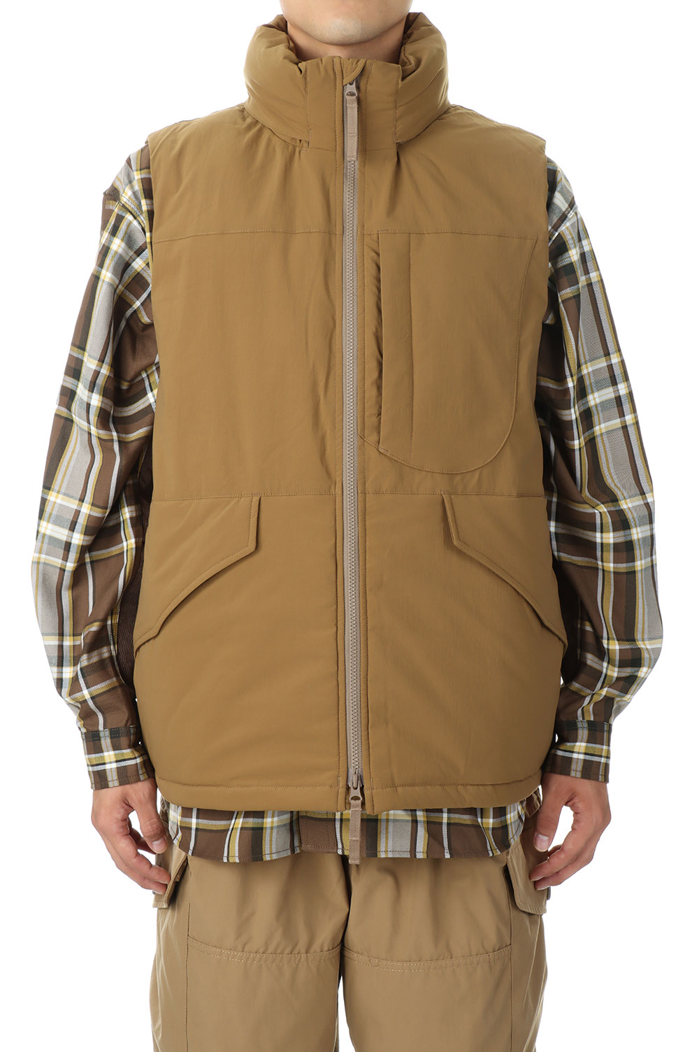 【P10倍】TECH PADDING MIL VEST 2022 - COYOTE (BW-25022W) DAIWA PIER39(ダイワ ピア39)
