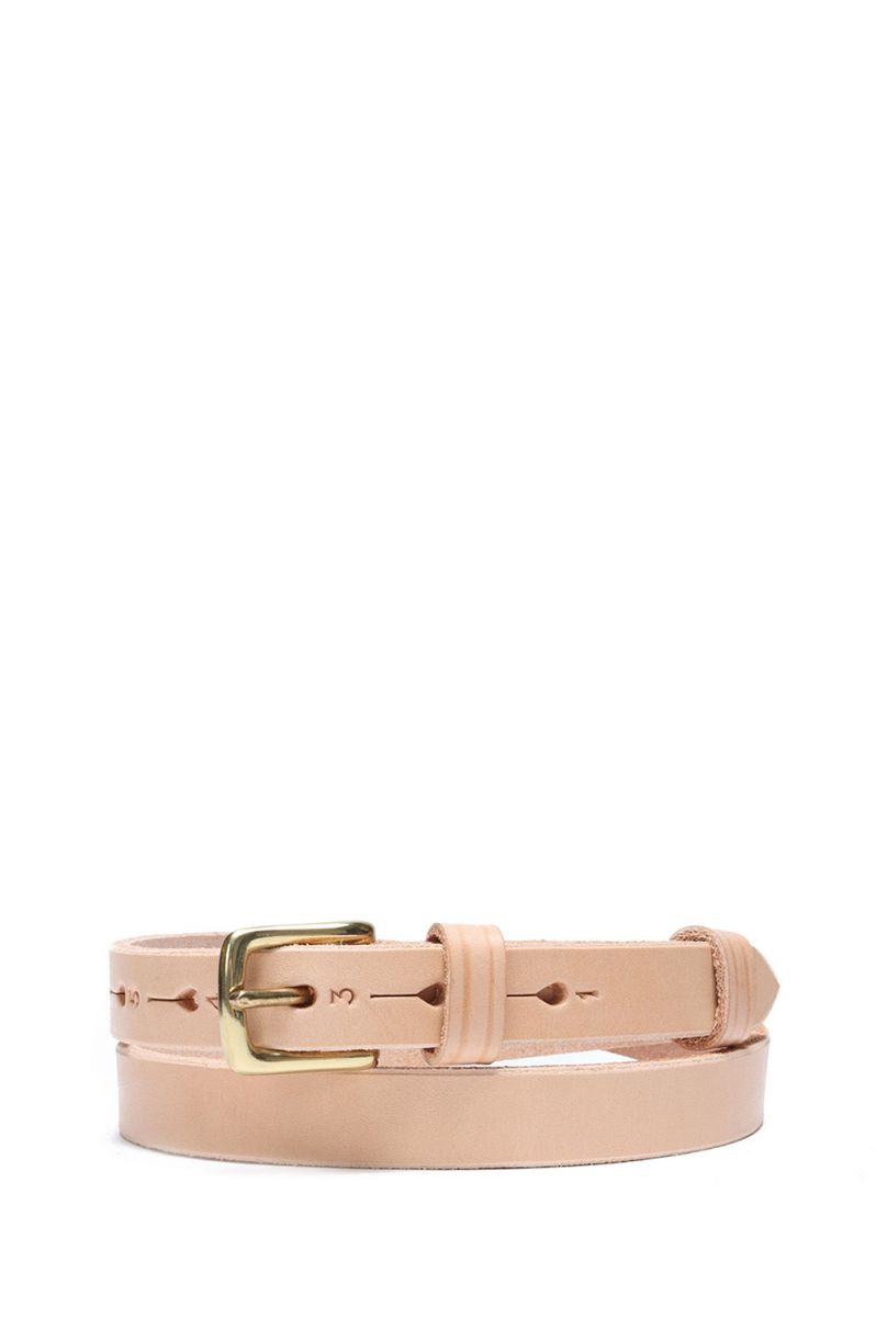 STIRRUP Leather Belt 2.0cm / TAN Jabez Cliff(ジャベツ・クリフ)