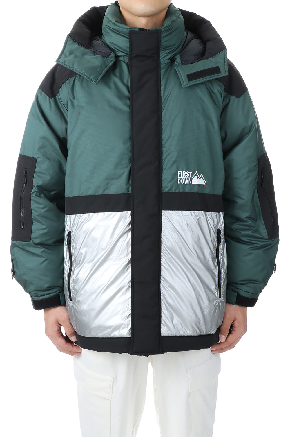 HERITAGE DOWN JKT DICROS?MAURI RIP/GREEN(F342533C) [BP] First Down -Men-(ファースト・ダウン)First Down