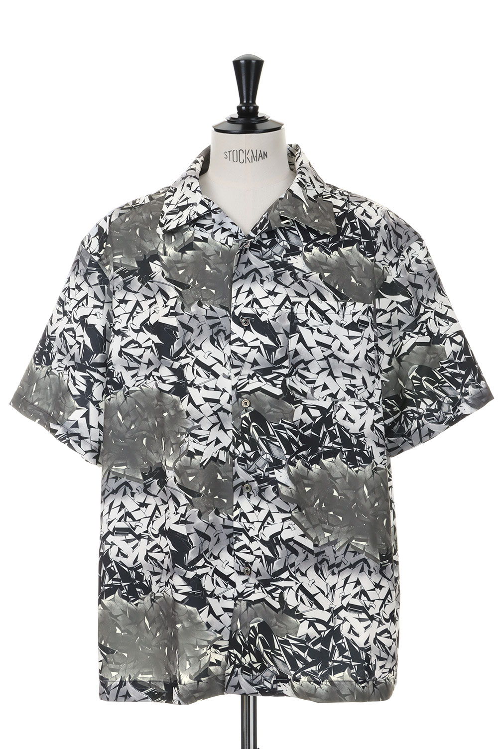 PERSONAL DATA PRINTED SHIRT SS H / SUI BLACK(COTDSH-133H) Children of the discordance(チルドレンオブザディスコーダンス) ワイシャツ-トップス-メンズファッション
