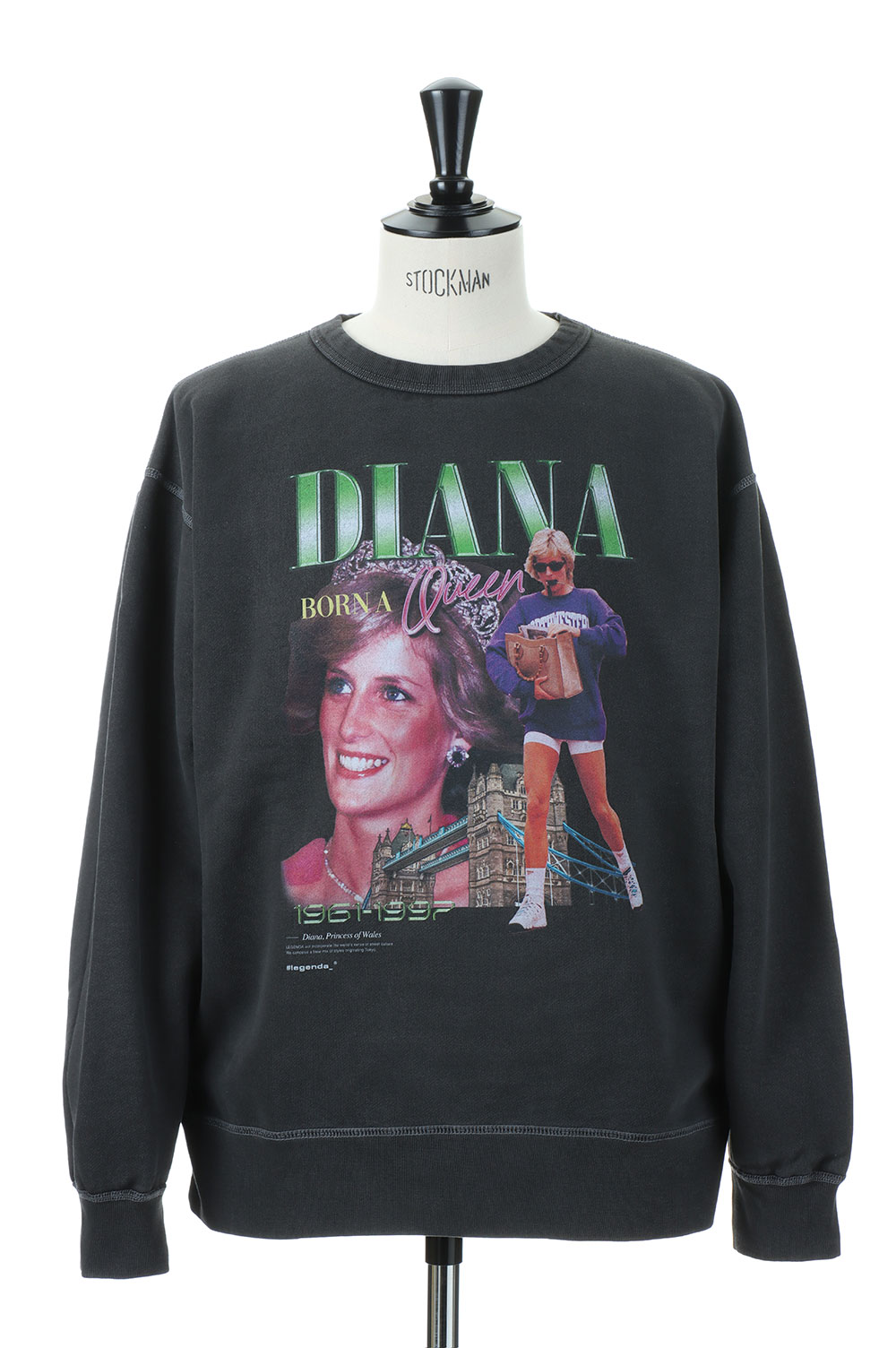 Daiana Pigment Sweat Shirts (LEC1119) LEGENDA(レジェンダ)