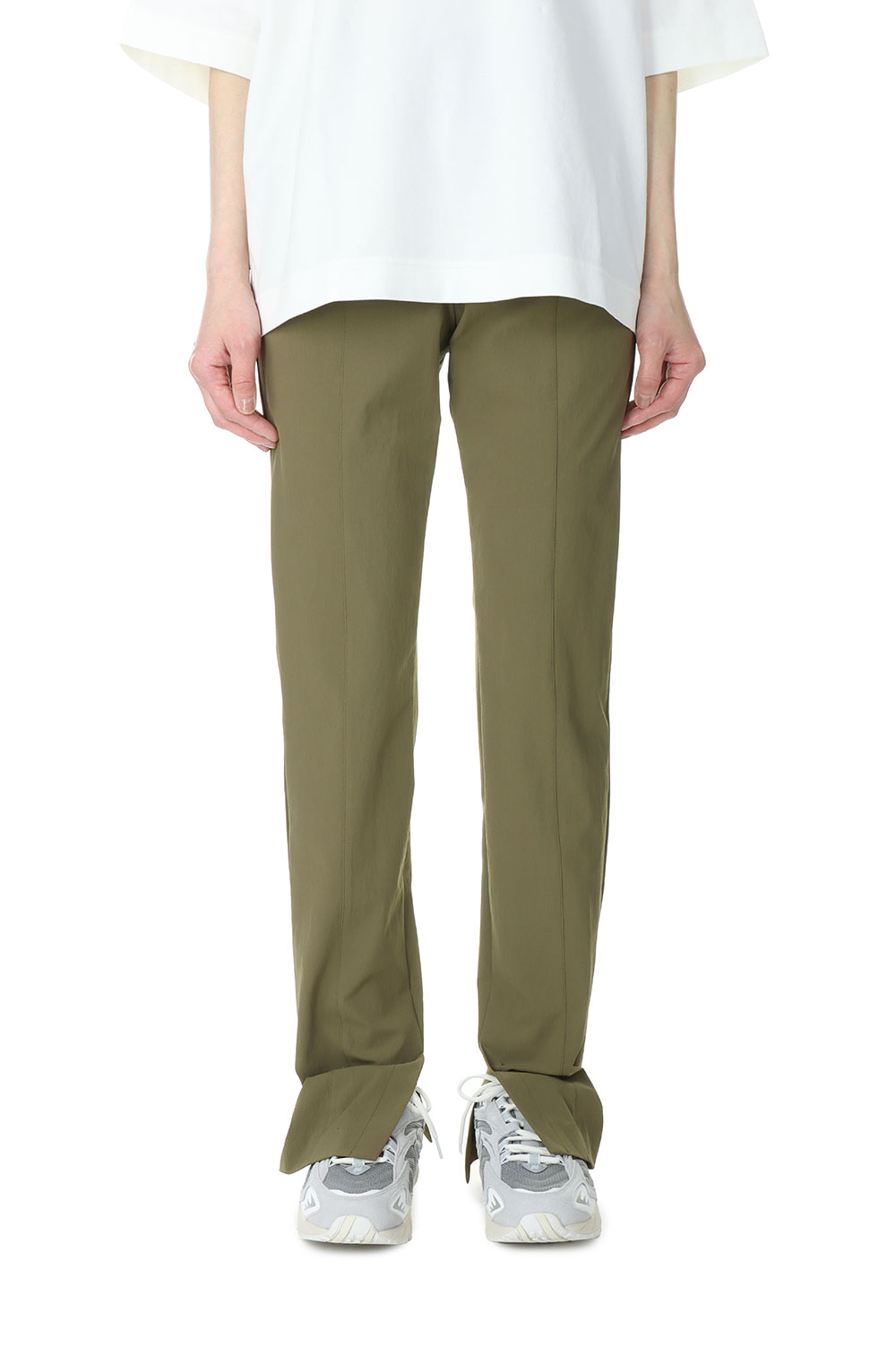 【P10倍】SLIT LEGGINGS-Khaki(23SMSPA02) Shinzone(シンゾーン)｜Deepinsideinc.Store
