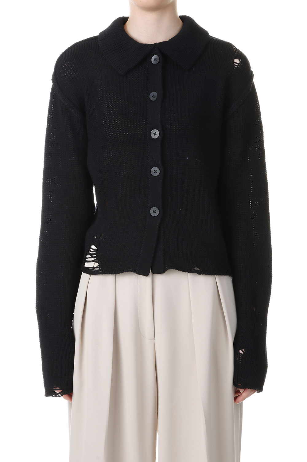 Lowgauge Knit Shirts -BLACK (12310504)Todayful(トゥデイフル)