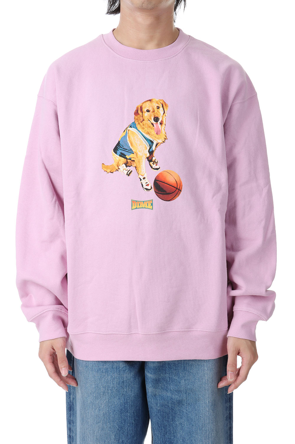 BUD CREWNECK(DIME23D1F19LIL)-Lailac- Dime(ダイム)
