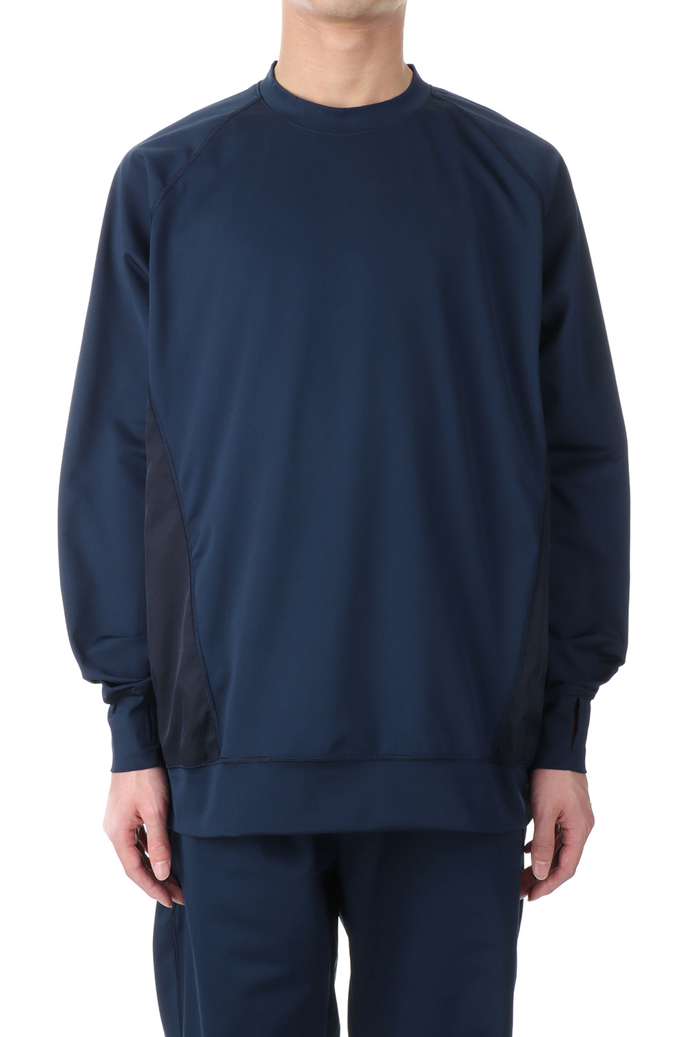 L/S SWEAT STRETCH CREW (DE-077-7023EX) DAIWA LIFESTYLE*(ダイワ ライフスタイル)