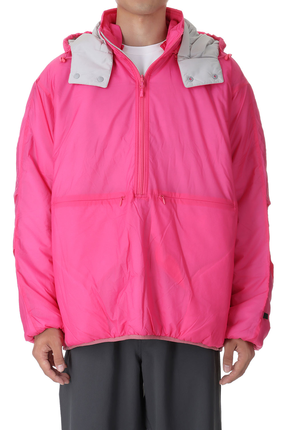 TECH REVERSIBLE PULLOVER PUFF JACKET - PINK (BJ-22023W) DAIWA PIER39(ダイワ ピア39)