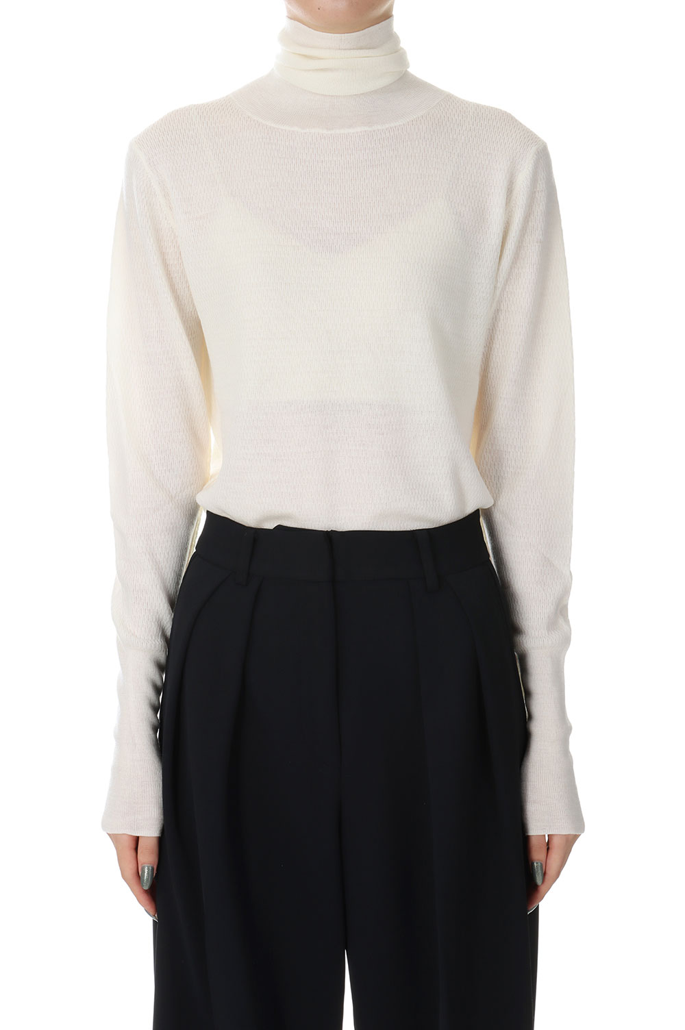 【P10倍】HIGH NECK THERMAL -WHITE(23AMSNI01) Shinzone(シンゾーン)|Deepinsideinc.Store
