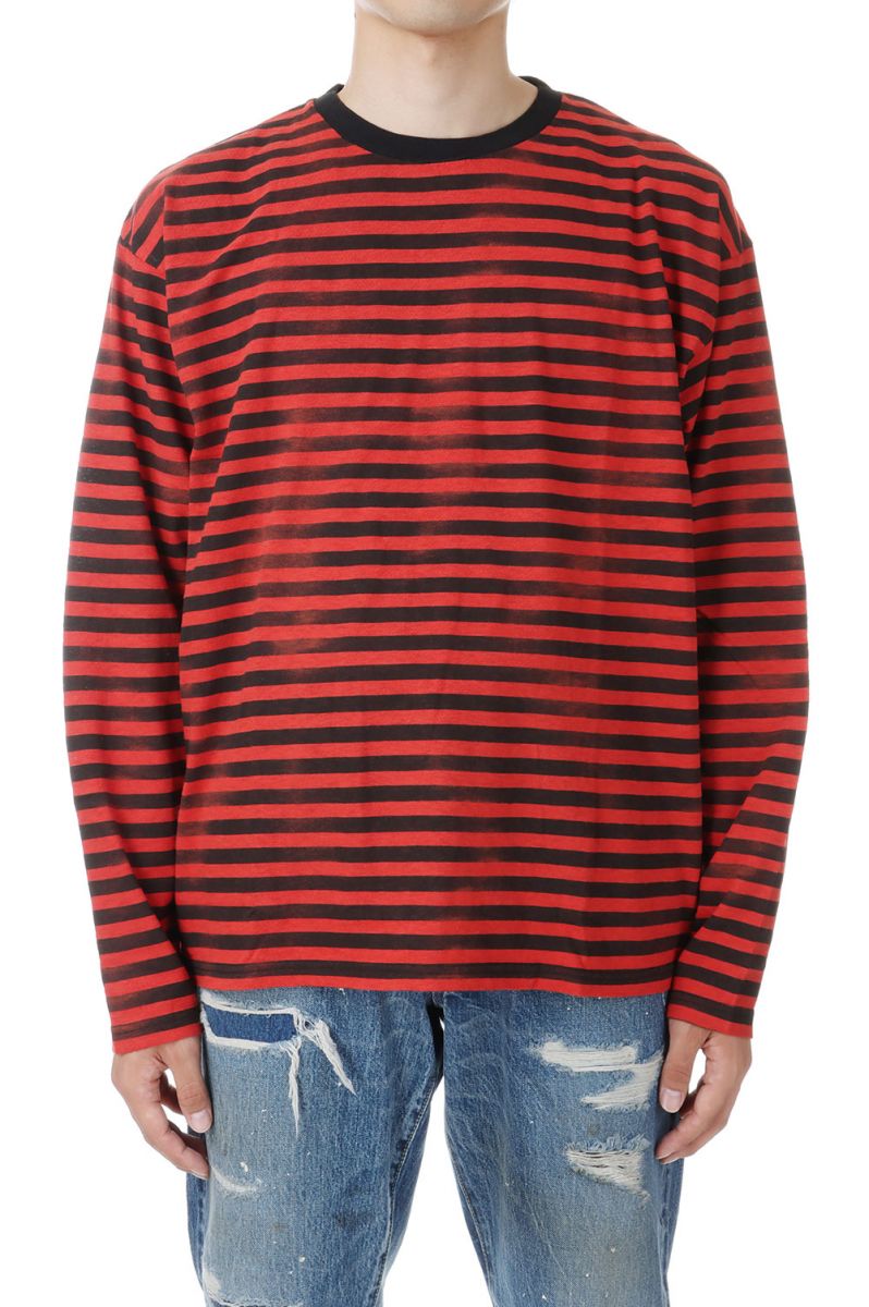 【P10倍】Hazy Border L/S T-SH / RPT (2309-6002) Minedenim(マインデニム)｜Deepinsideinc.Store