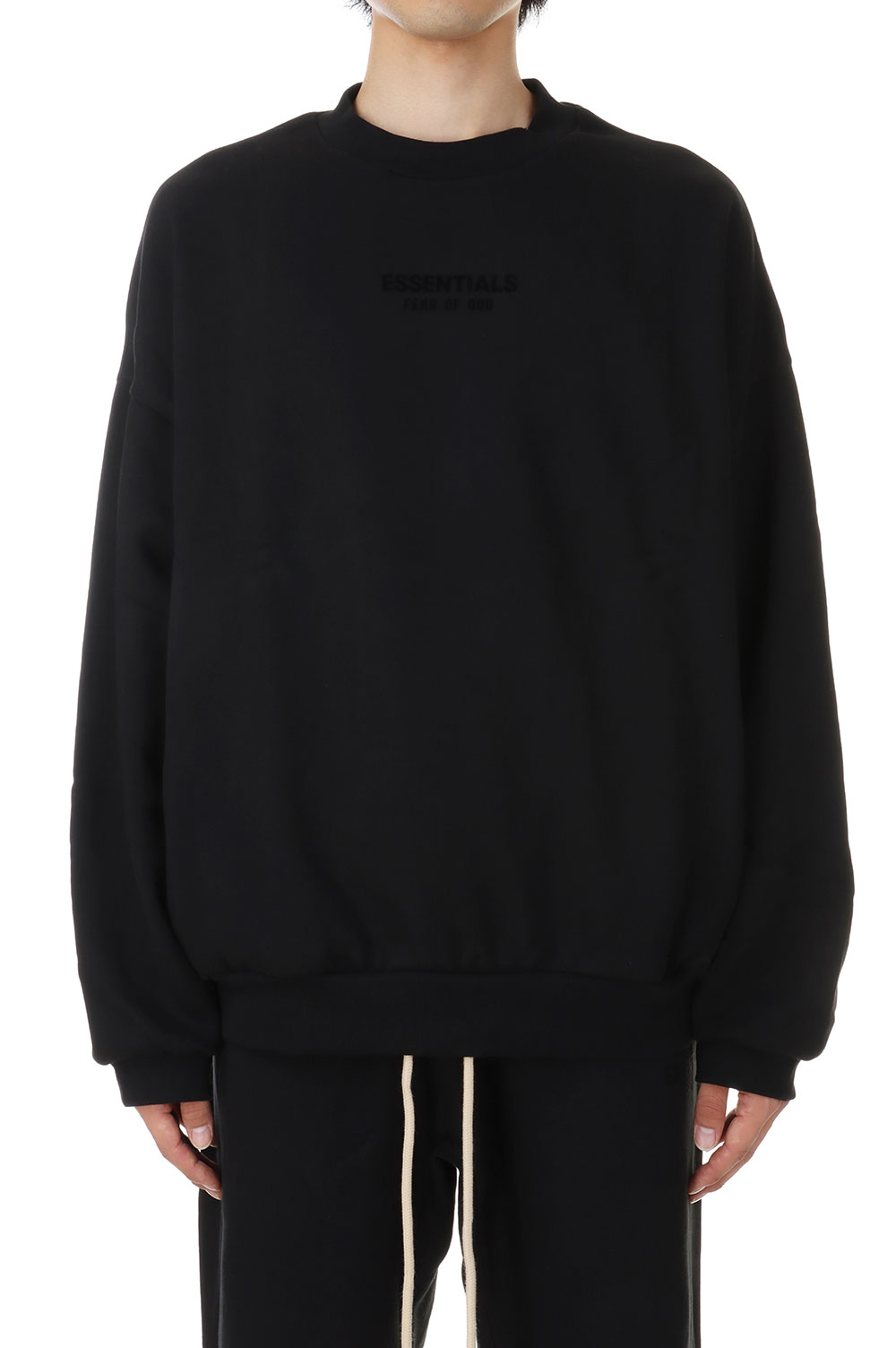 【P10倍】Essentials Crewneck/Jet Black(192BT232040F) ESSENTIALS(エッセンシャルズ)