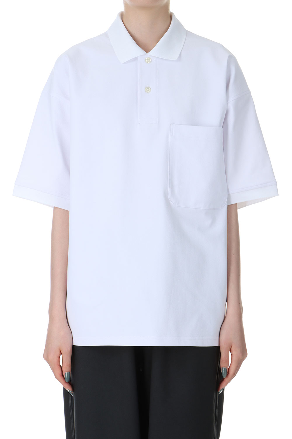 楽天市場】W's TECH POLO SHIRT W/POCKET S/S - WHITE (BE
