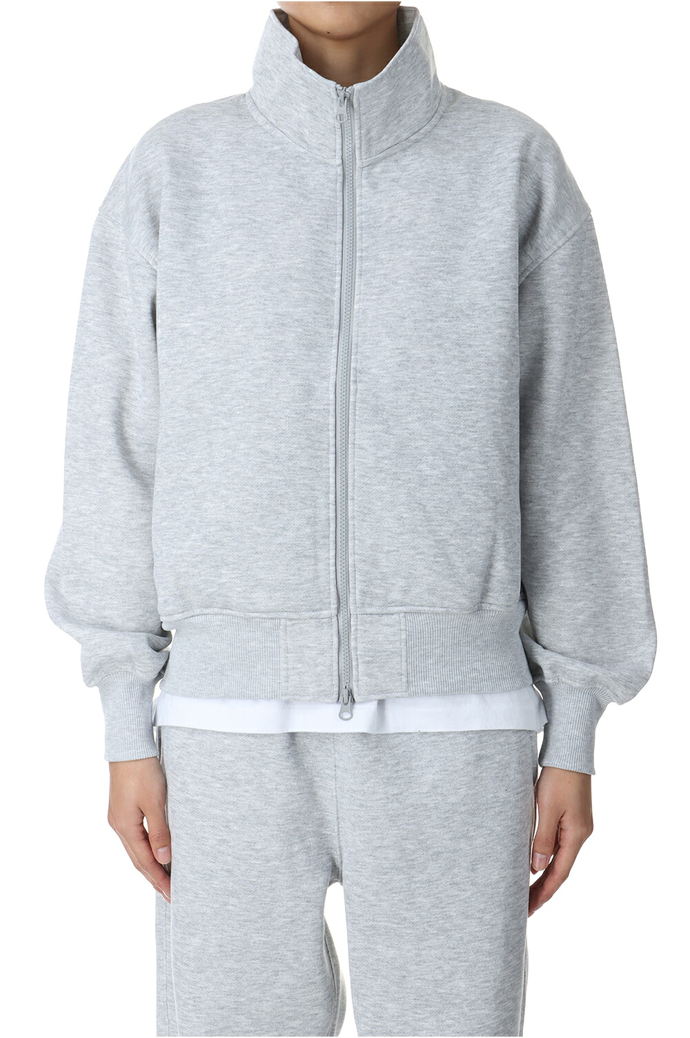 【P5倍】W's TECH SWEAT STAND ZIP-CARDIGAN -Top Gray (BE-54024WL) DAIWA PIER39 -Women-(ダイワ ピア 39)