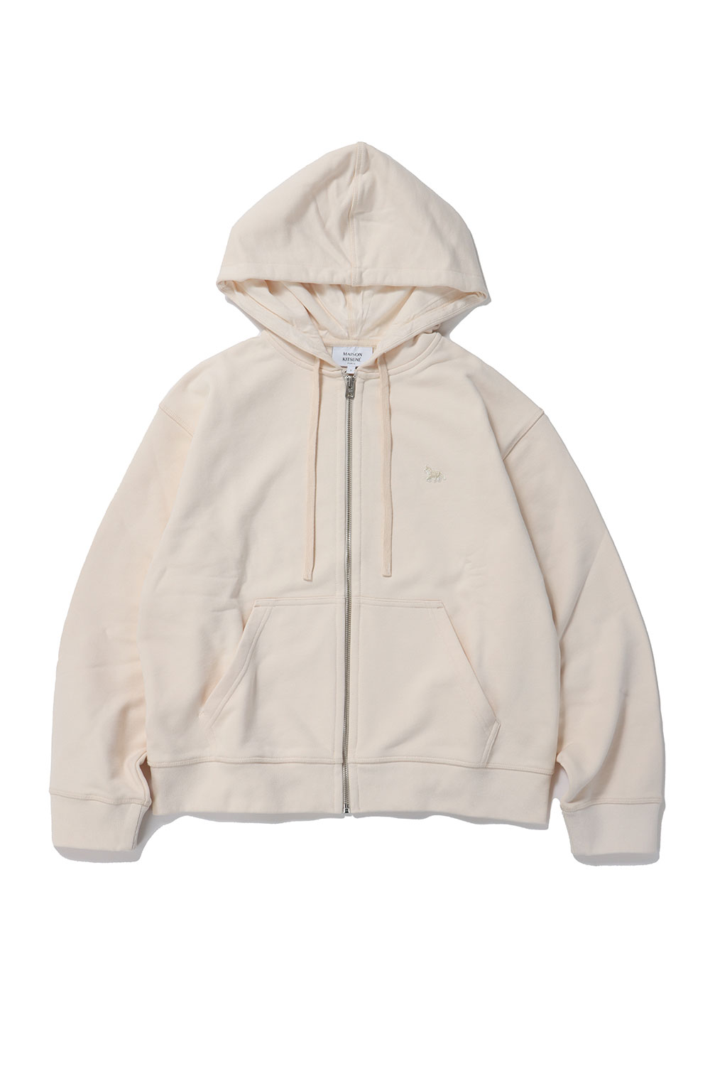【P10倍】BABY FOX PATCH ZIPPED HOODIE - FRESH COTTON(NW00702KM0325) Maison Kitsune -Women-(メゾンキツネ)