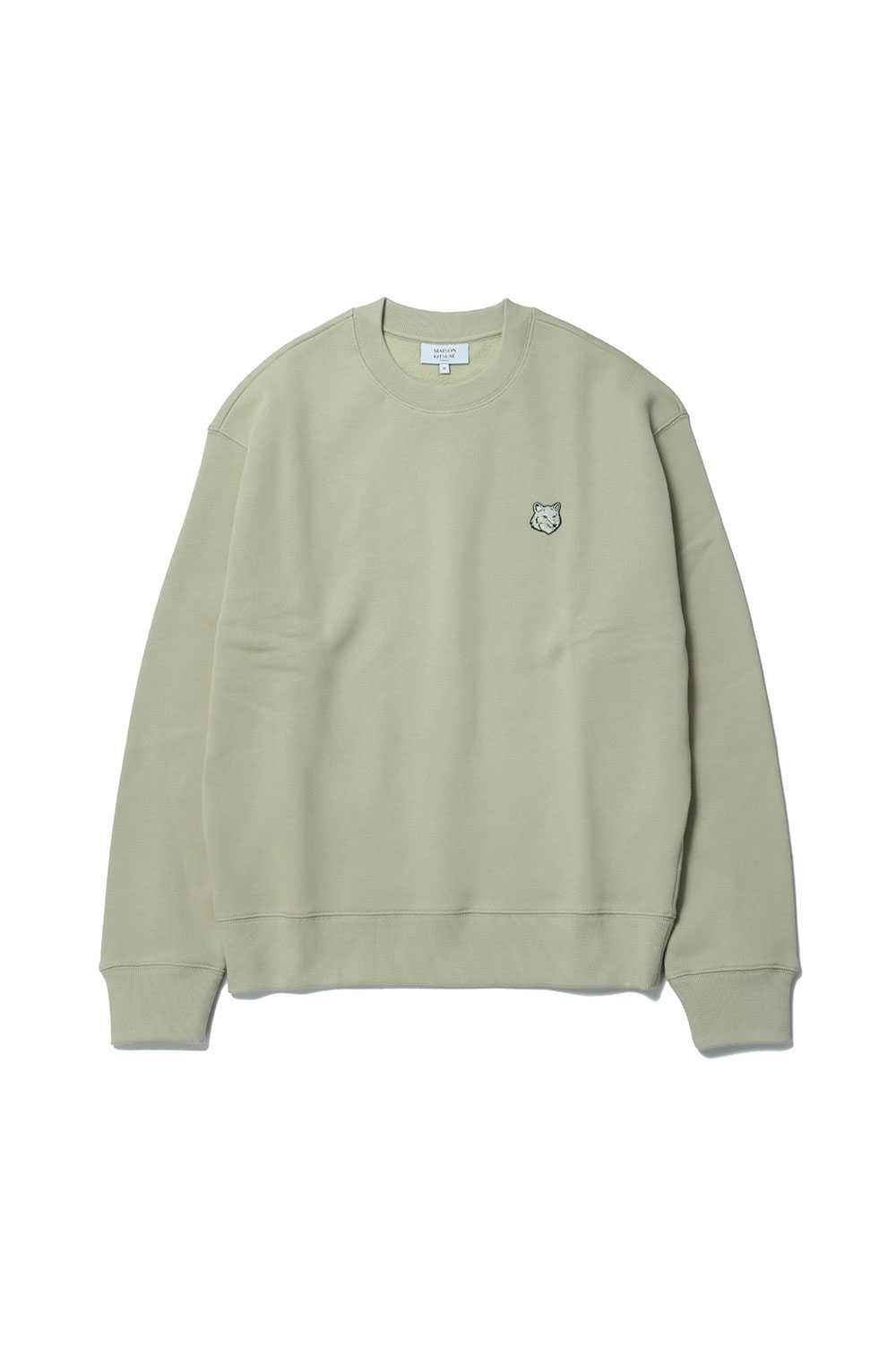 BOLD FOX HEAD PATCH COMFORT SWEATSHIRT - ASH TREE (MM00316KM0307) Maison Kitsune -Men-(メゾンキツネ)