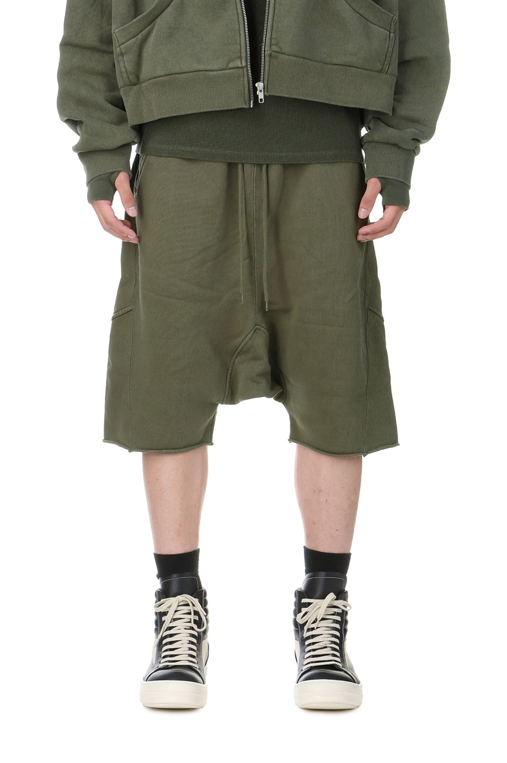 HEAVY DROP SHORT/MILITARY(ES2256MI) Entire Studios(エンタイア スタジオ)