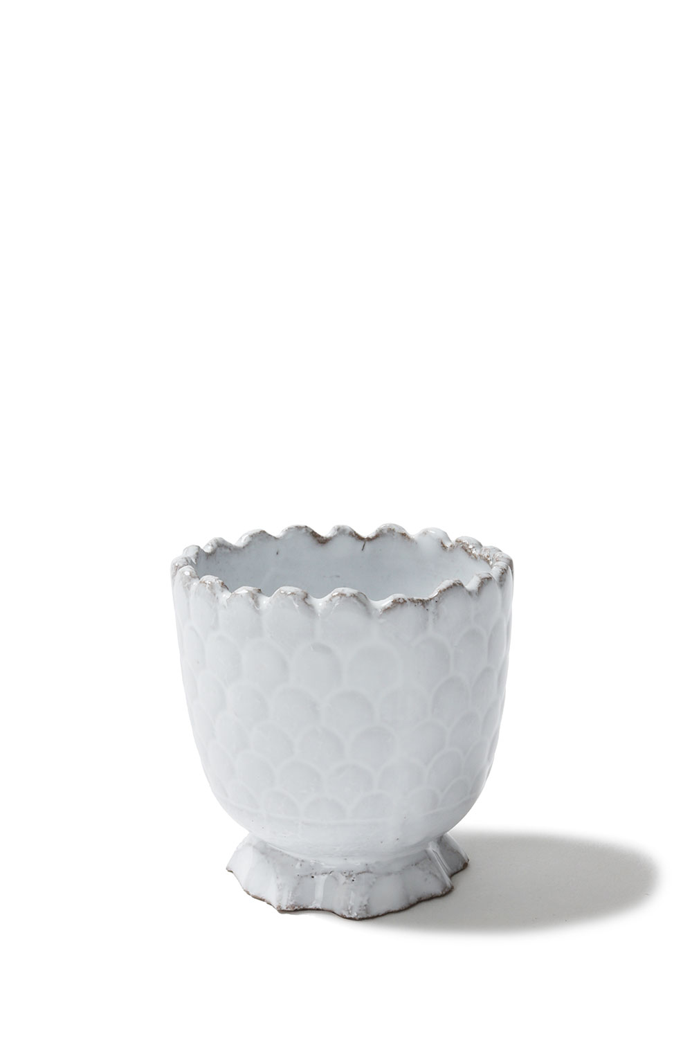 【P20倍】Pangolin Egg Cup-5.5cm x 5.5cm x 5cm(CQTPNG1) Astier de Villatte(アスティエ ド ヴィラット)｜Deepinsideinc.Store
