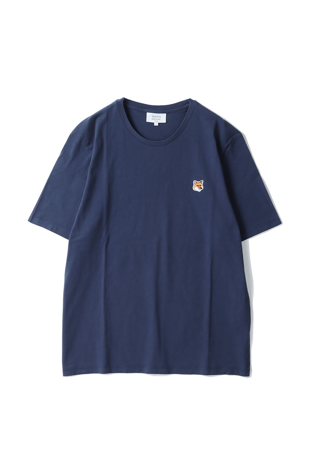 FOX HEAD PATCH REGULAR TEE SHIRT - INK BLUE (LM00104KJ0008) Maison Kitsune -Men-(メゾンキツネ)