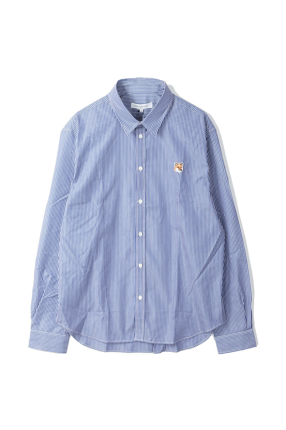正規品　メゾンキツネ　ボタンダウンシャツ ＸＬタグ付 maisonkitsune 楽天市場】Maison Kitsune メゾン キツネ フォックスロゴ ボタン