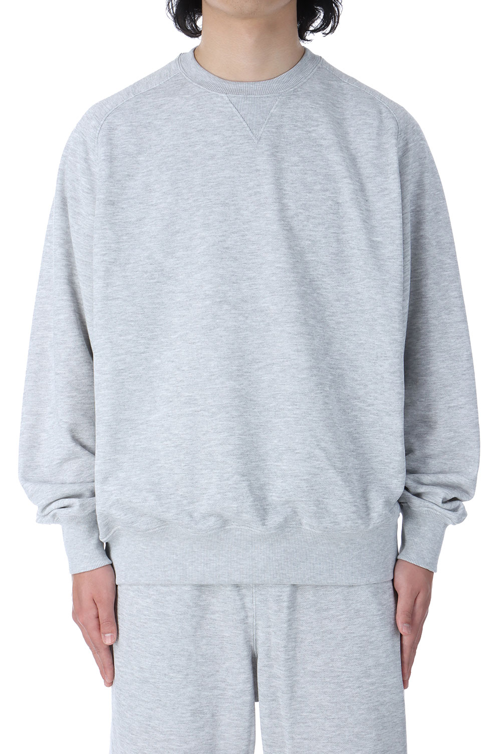 TECH SWEAT CREW  FREEDOM SLEEVE - TOP GRAY (BE-50025) DAIWA PIER39(ダイワ ピア39)