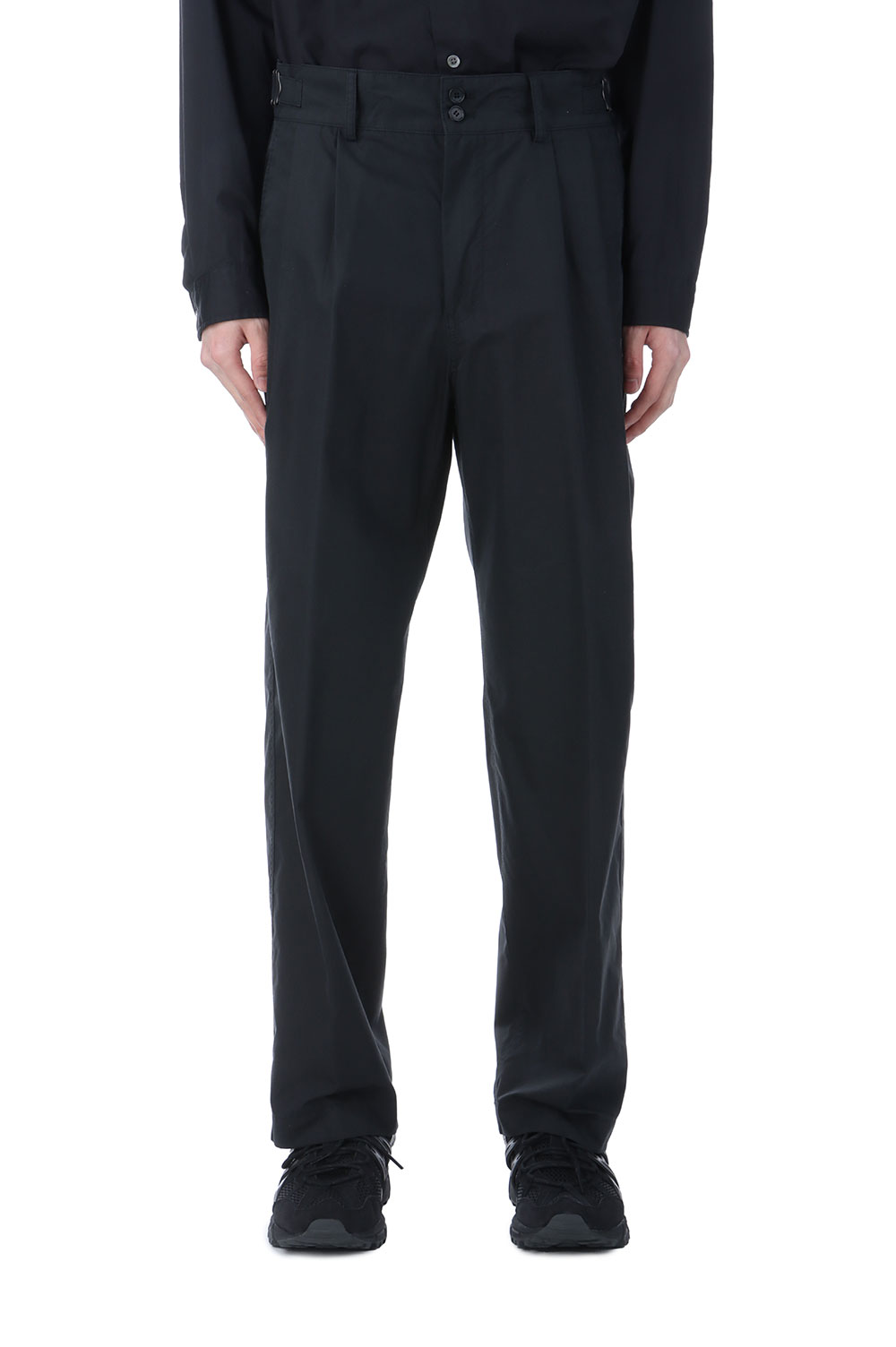 Santiago Officer Pants - Almost Black (AOESPT001) ANOTHER OFFICE(アナザー・オフィス)