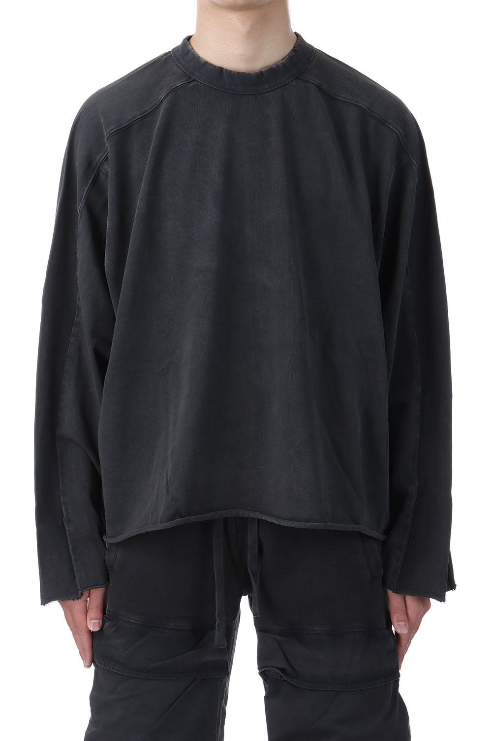 【P10倍】HEAVY LS TEE WASHED BLACK / WASHED BLACK (ES2260WB) Entire Studios(エンタイア スタジオ)|Deepinsideinc.Store