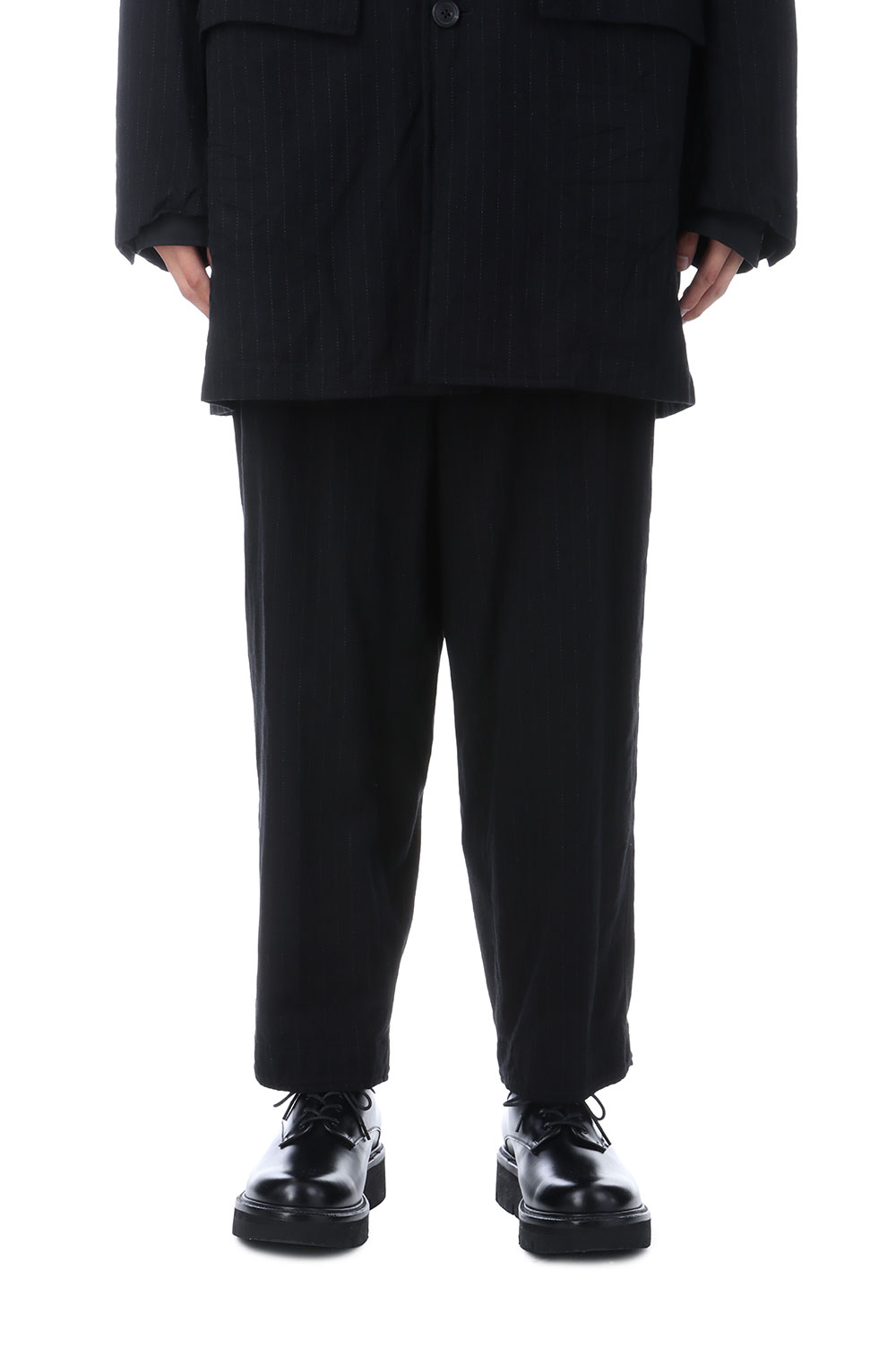 PIN STRIPE CLASSIC PANTS / BLACK (PC-031-3611) Porter Classic(ポータークラシック)｜Deepinsideinc.Store 46,530円