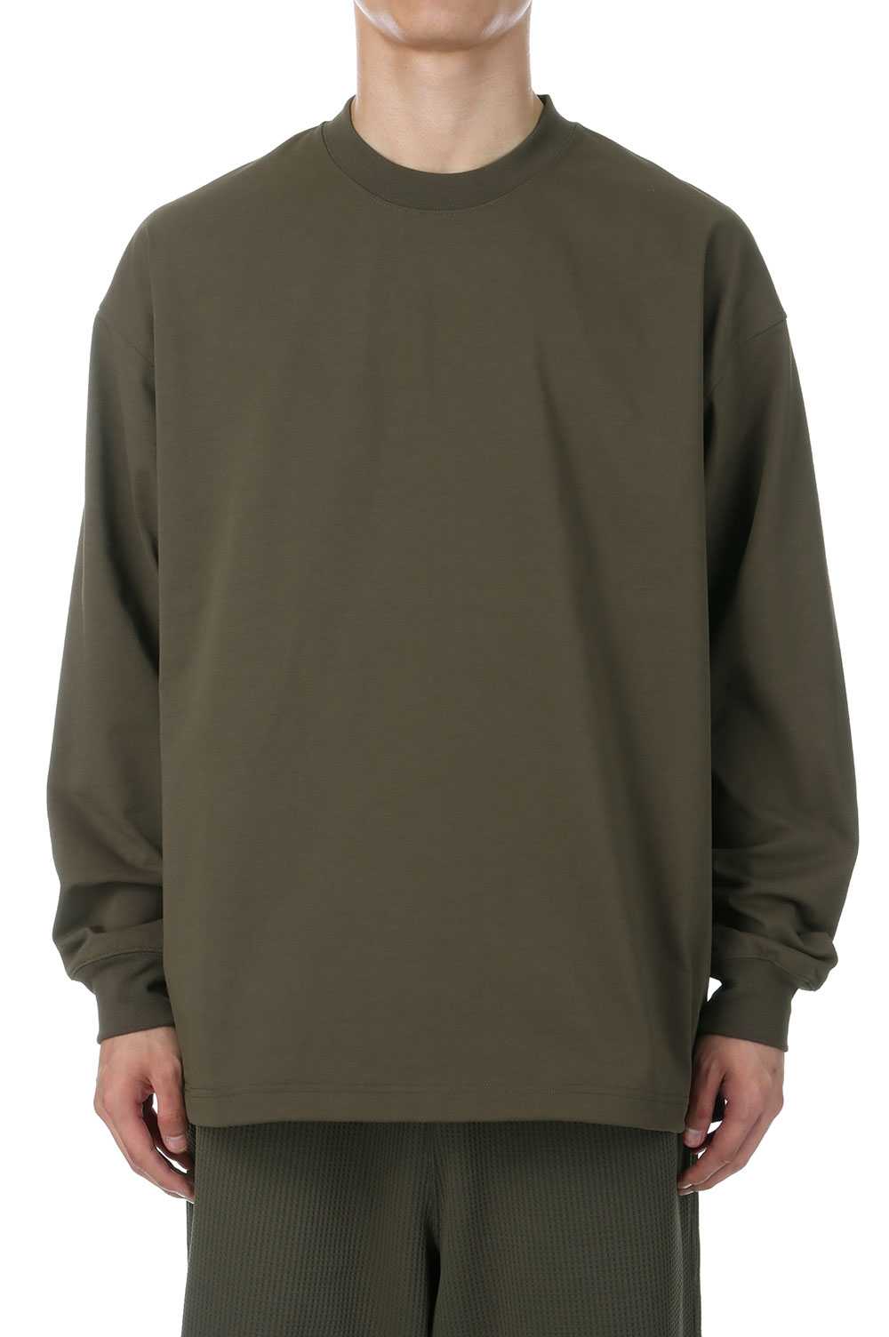 【P10倍】TECH DRAWSTRING TEE L/S - BROWN KHAKI (BE-31025W) DAIWA PIER39(ダイワ ピア39)｜Deepinsideinc.Store