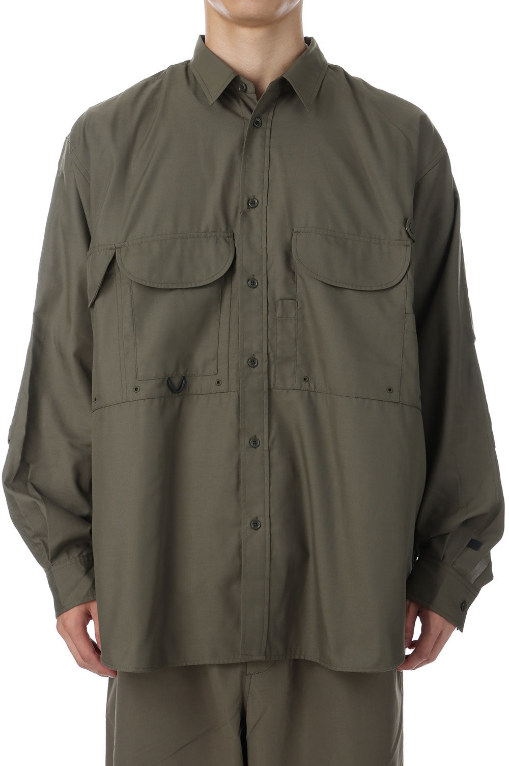 TECH FISHING SHIRT L/S - OLIVE (BE-84025W) DAIWA PIER39(ダイワ ピア39)