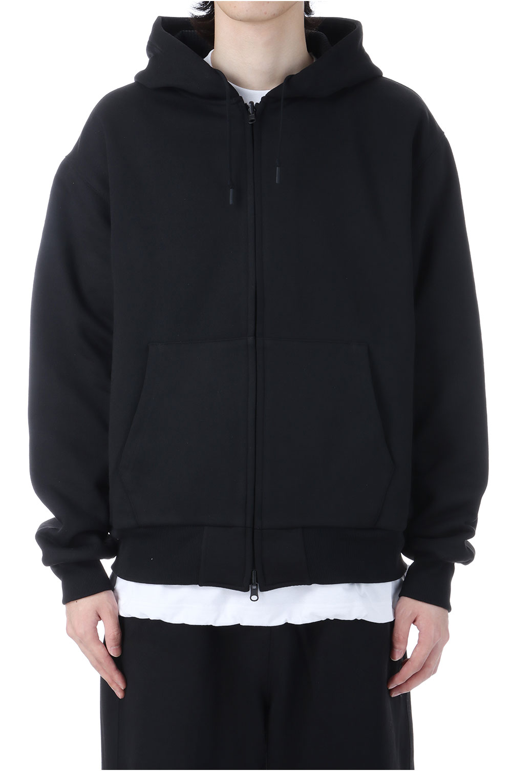 TECH SWEAT DOUBLE FACE PARKA - BLACK (BE-54025W) DAIWA PIER39(ダイワ ピア39)