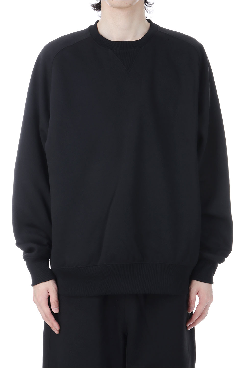 【P5倍】TECH SWEAT CREW FREEDOM SLEEVE - BLACK (BE-51025W) DAIWA PIER39(ダイワ ピア39)
