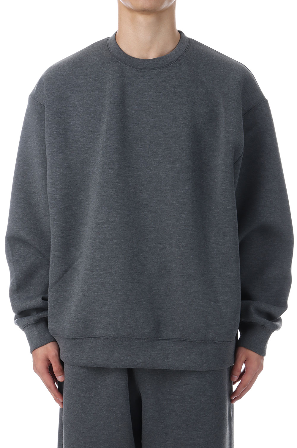 TECH SCUBA KNIT CREW - CHARCOAL (BE-60025W) DAIWA PIER39(ダイワ ピア39)
