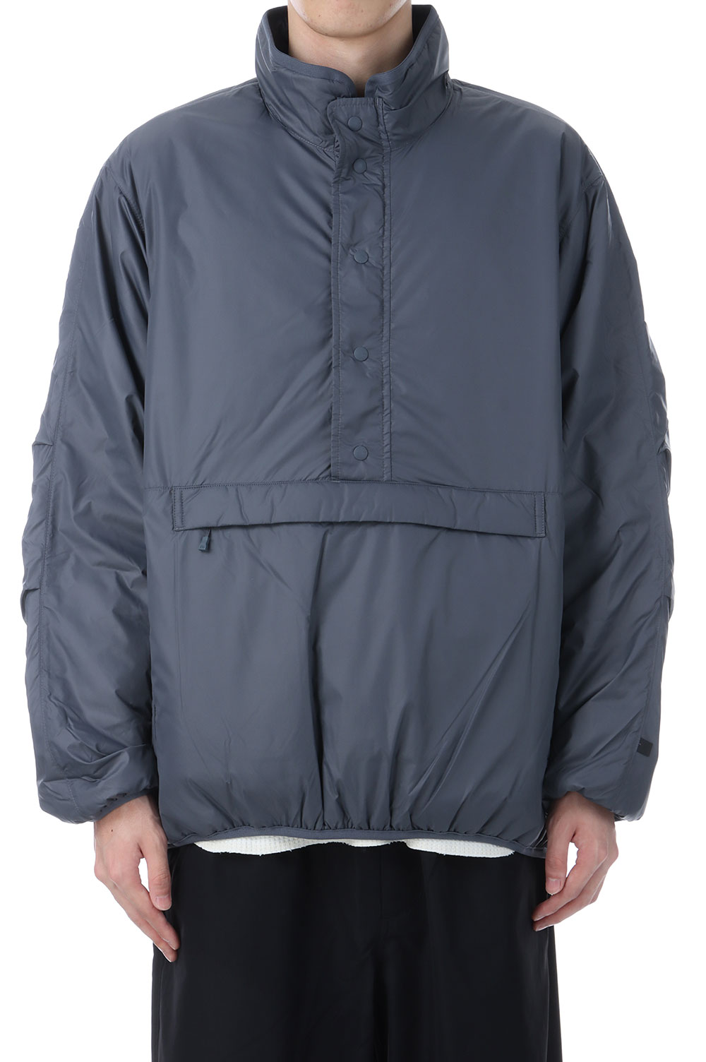 【P5倍】TECH REVERSIBLE PULLOVER PUFF JACKET - CHARCOAL (BW-62025W) DAIWA PIER39(ダイワ ピア39)