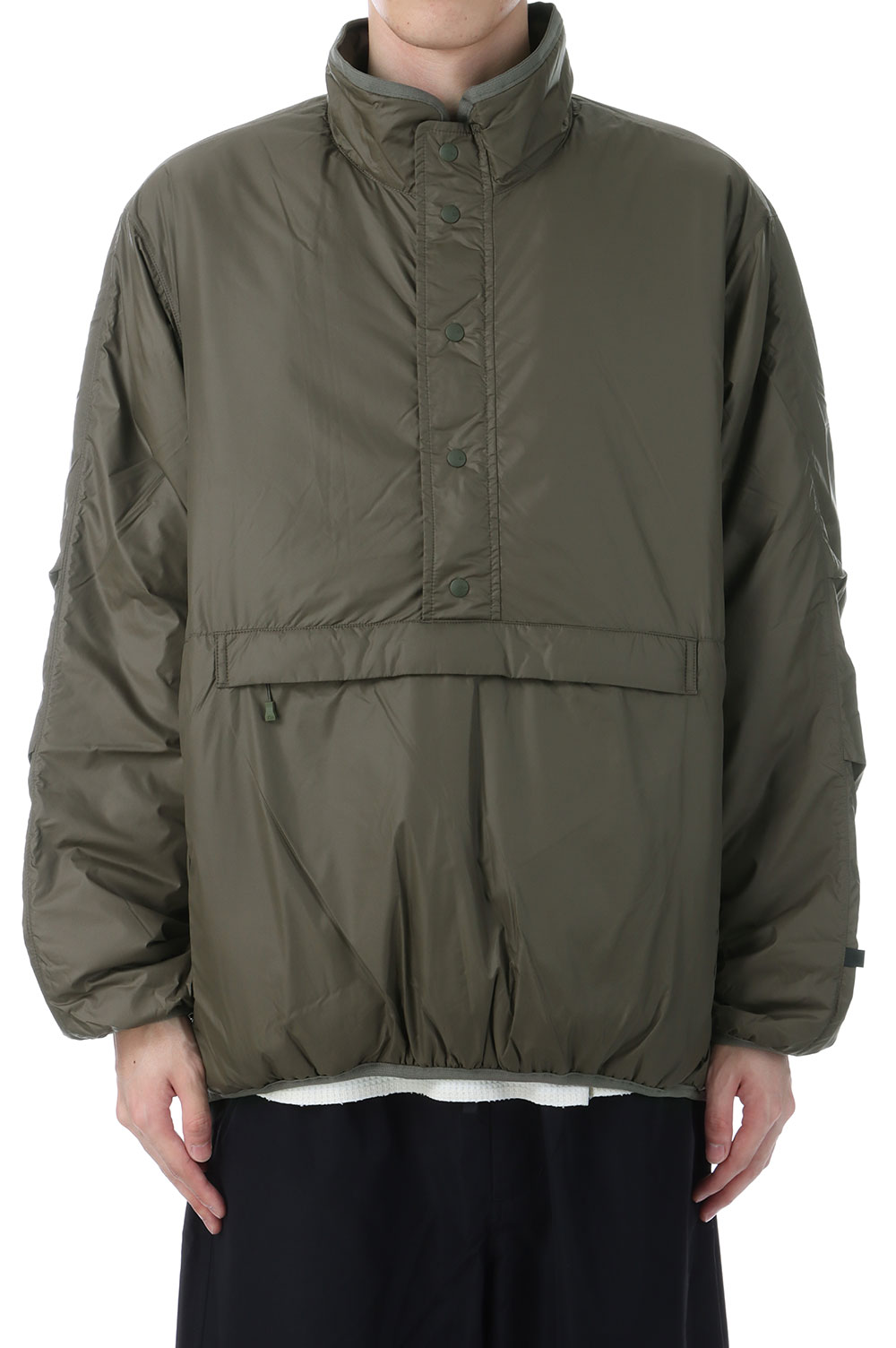 【P5倍】TECH REVERSIBLE PULLOVER PUFF JACKET - BROWN KHAKI (BW-62025W) DAIWA PIER39(ダイワ ピア39) コート・ジャケット-メンズファッション
