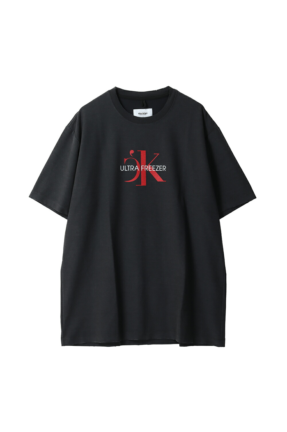 ULTRA FREEZER PRINT T-SHIRT - BLACK (25SS79CS391) doublet(ダブレット)